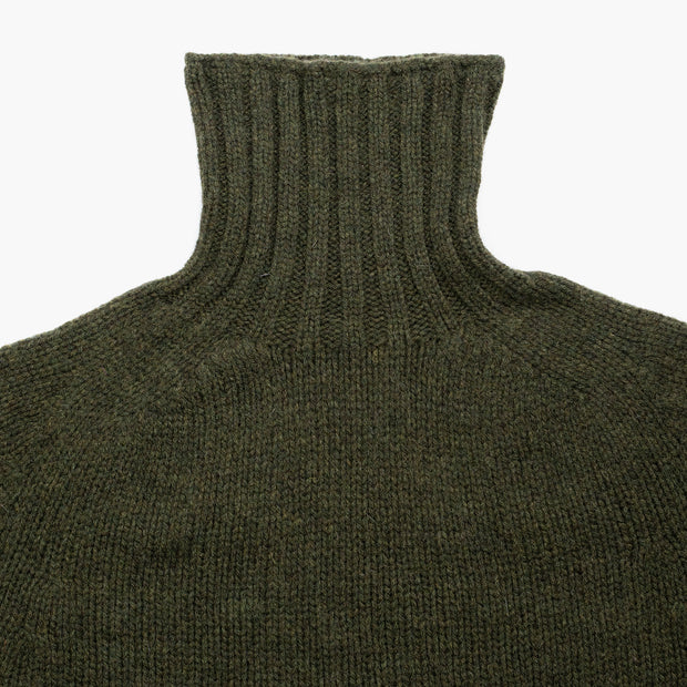 Paratrooper Roll Neck in Olive Drab