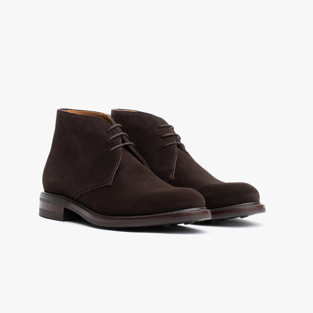 Chukka Boot in Dark Brown Suede – Caine Clothiers