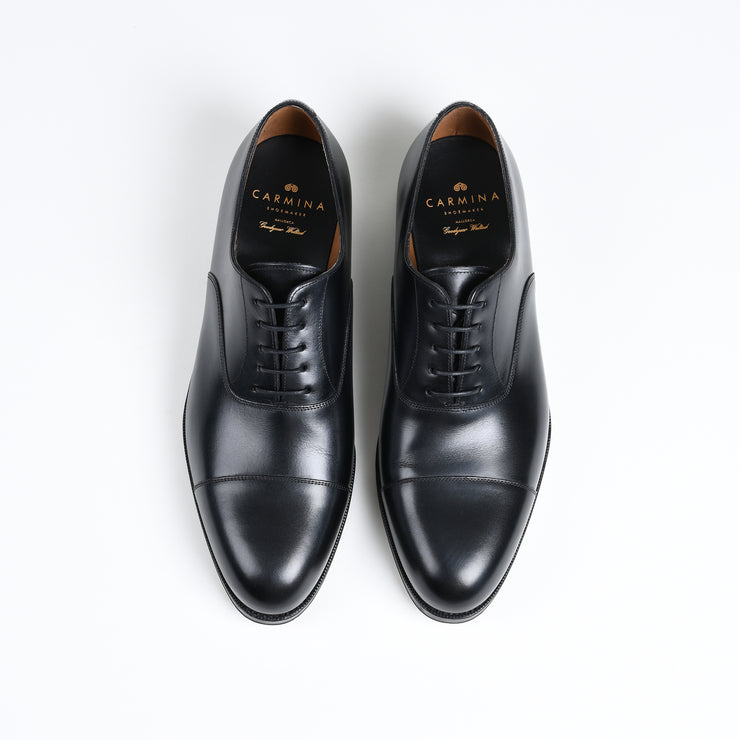 Cap toe Oxford 732 in Black Calf