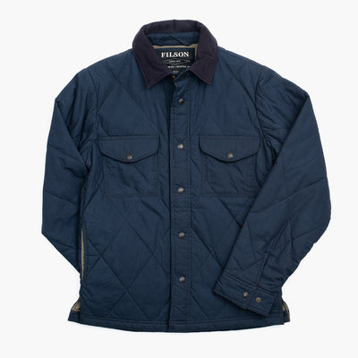 Hyder Quilted Jac-Shirt - Faded Navy