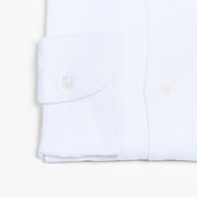 Cutaway Collar Shirt in Linen - White