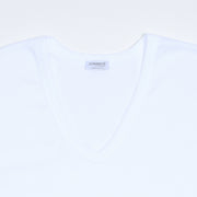 V-neck T-shirt 222 Business Class - White