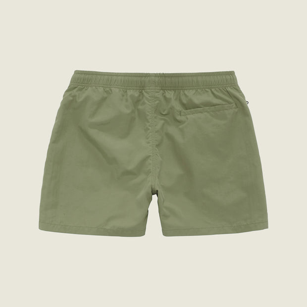 Green Nylon Swim Shorts