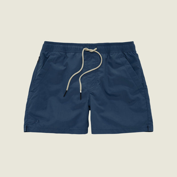 Navy Nylon Swim Shorts