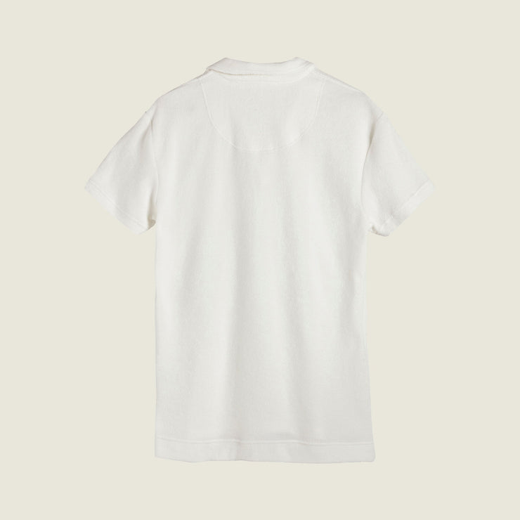 White Polo Terry Shirt