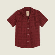 Burgundy Terrace Cuba Terry Shirt