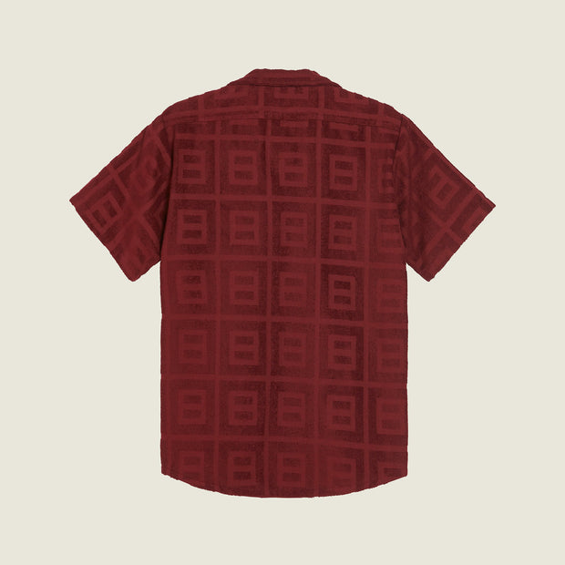 Burgundy Terrace Cuba Terry Shirt