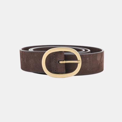 Western Belt in Nubuck - Brown
