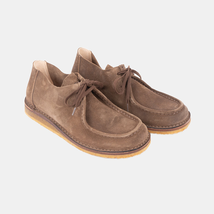 Beenflex Moccasin in Suede - Dark Khaki