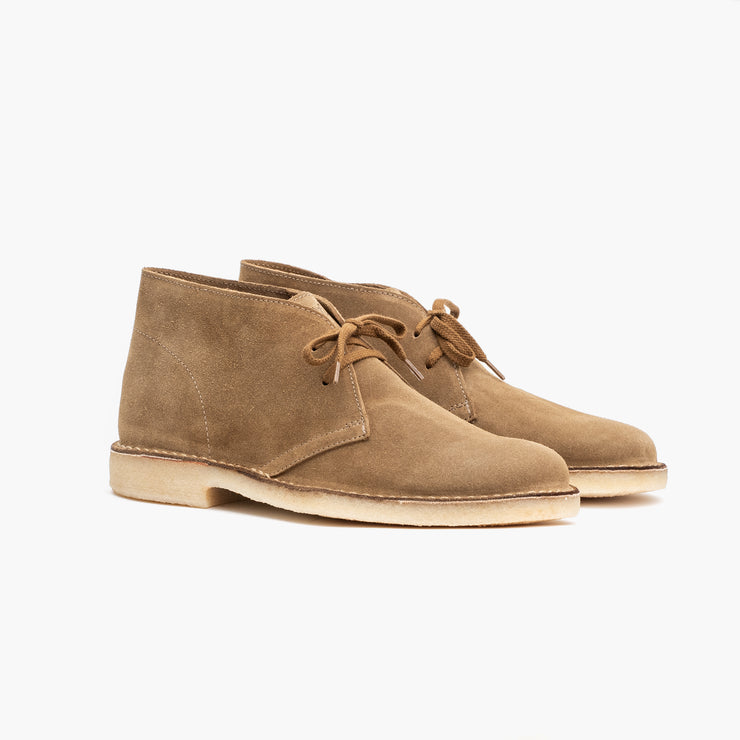 Driftflex Unlined Chukka Boot in Whiskey Suede