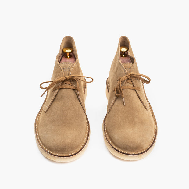 Driftflex Unlined Chukka Boot in Whiskey Suede