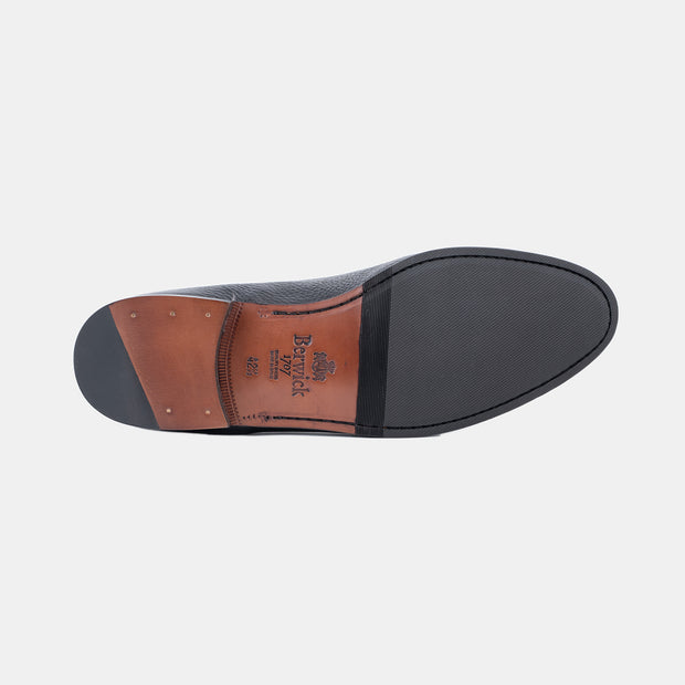 Belgian Loafer in Deerskin - Black