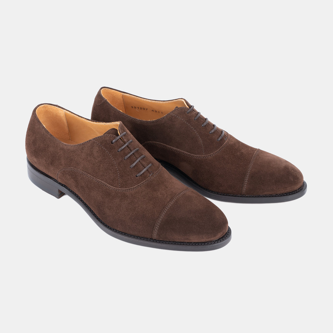 Cap Toe Oxford in Suede