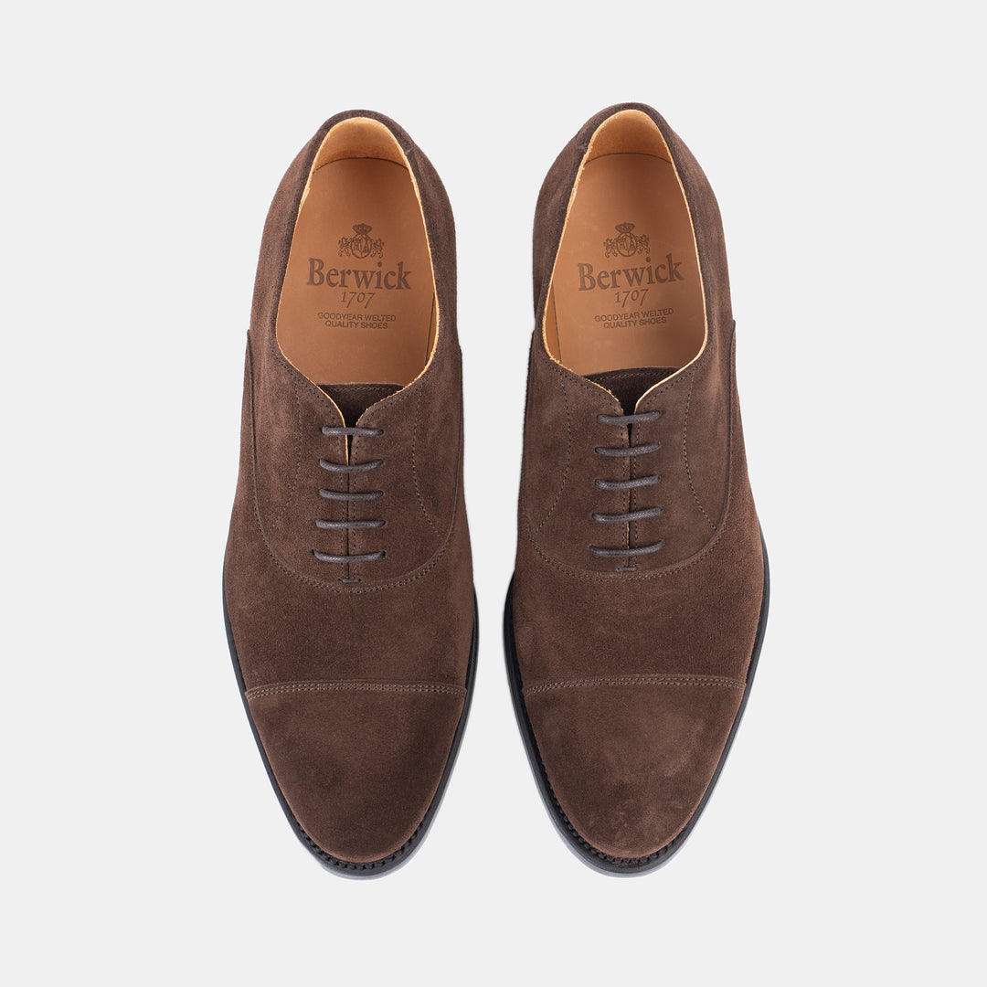 Cap Toe Oxford in Suede