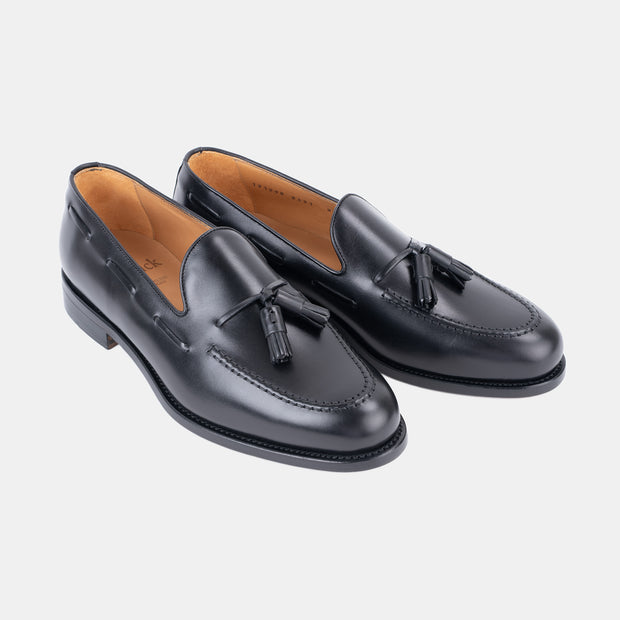 Tassel Loafer in Boxcalf - Black