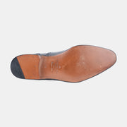 Semi Brogue Oxford 80195 in Calf Leather - Black