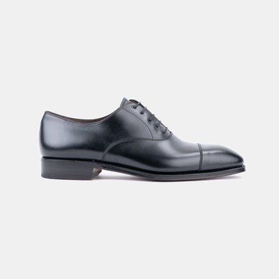 Cap Toe Oxford 80386 in Calf Leather - Black