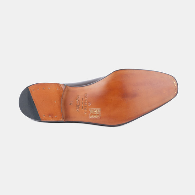Wholecut Oxford 910 in Calf Leather - Dark Brown