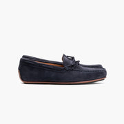Driving Loafer in Navy Suede