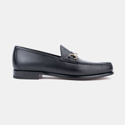Horsebit Loafer in Funchal Calf - Black