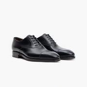 Cap toe Oxford 80386 in Black Calf