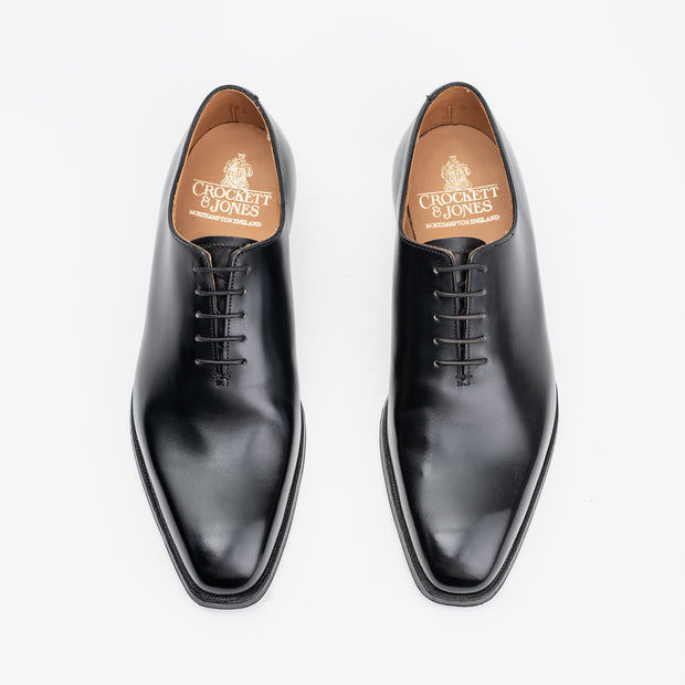 Alex wholecut oxford in Black Calf