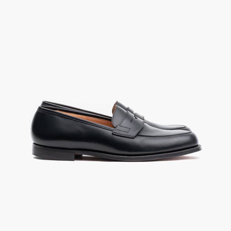 Grantham 2 Penny Loafer in Black Calf