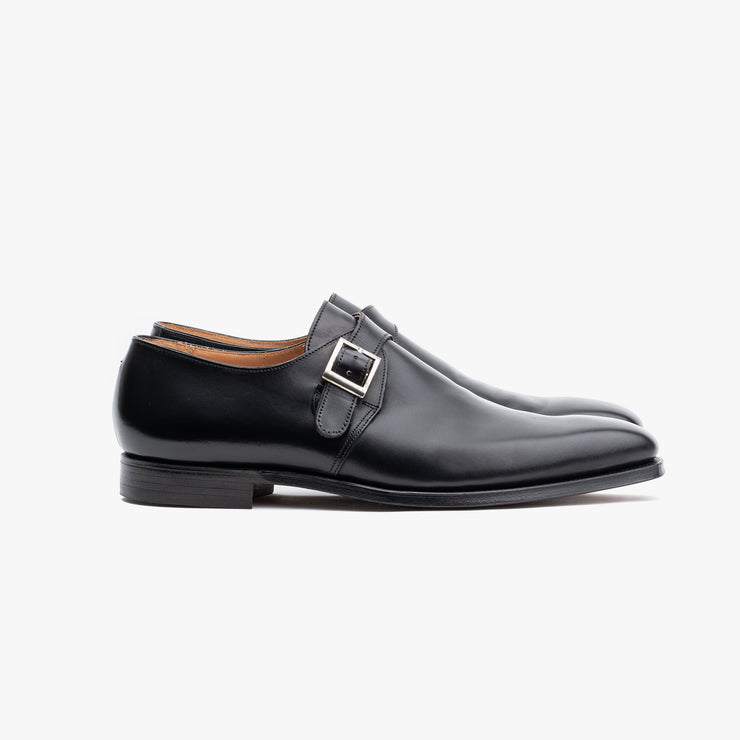 Monkton Single Monk in Black Calf