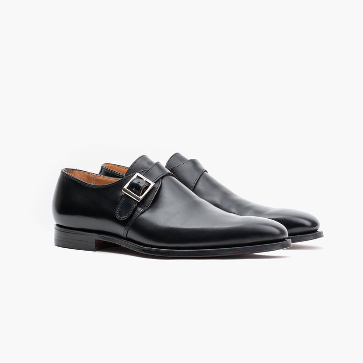 Monkton Single Monk in Black Calf