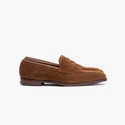 Sydney Penny Loafer in Snuff Suede