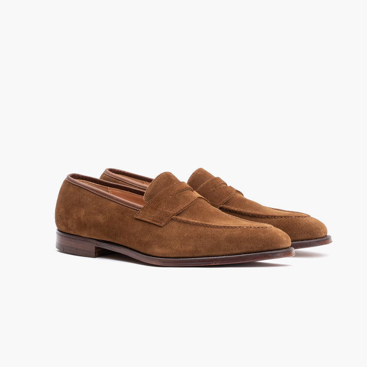 Sydney Penny Loafer in Snuff Suede