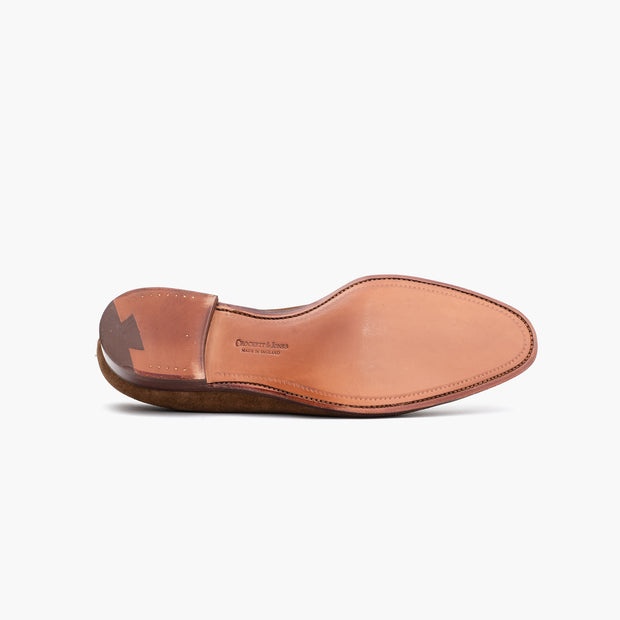 Sydney Penny Loafer in Snuff Suede