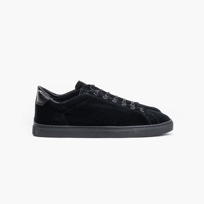 Racquet in Black Suede