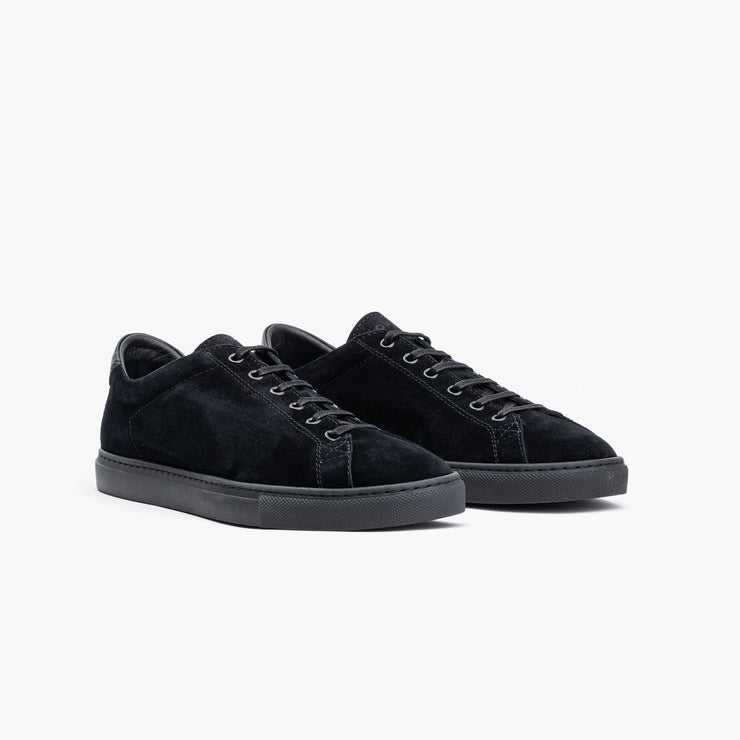 Racquet in Black Suede