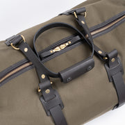 Duffle Holdall Bag, Medium size in Olive Twill