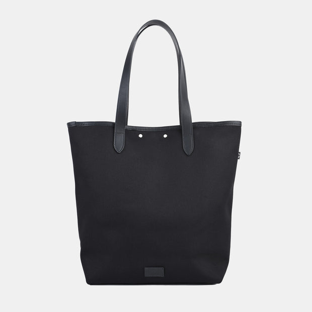 Dalby Tall Tote in Cotton Canvas – Black