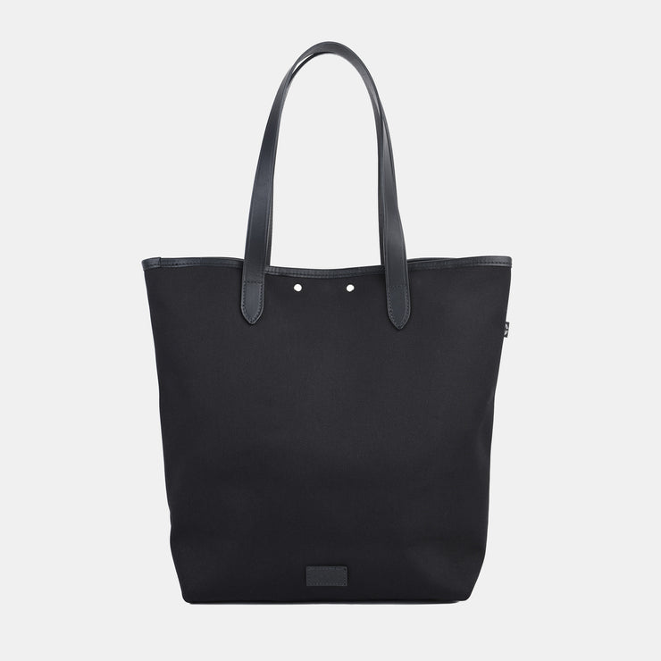 Dalby Tall Tote in Cotton Canvas – Black
