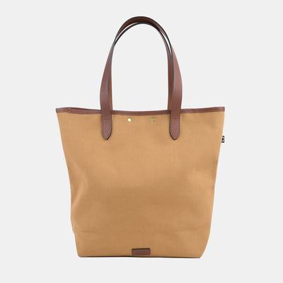 Dalby Tall Tote in Cotton Canvas – Khaki