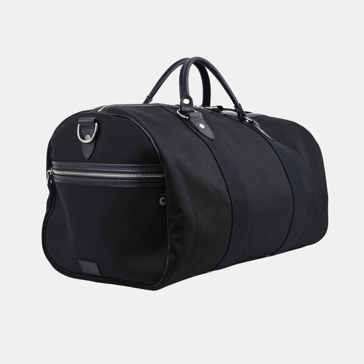Dalby Duffle Holdall in Cotton Canvas – Black