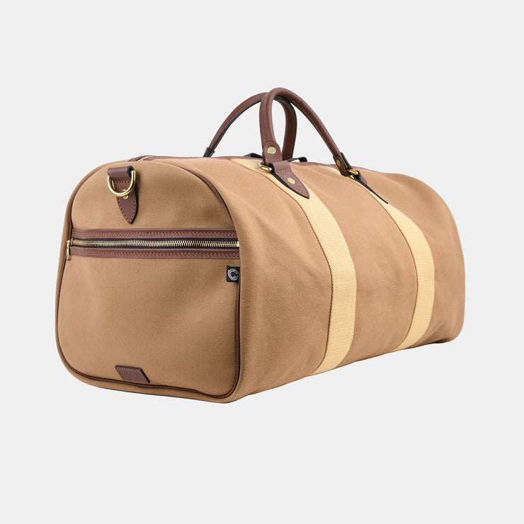 Dalby Duffle Holdall in Cotton Canvas – Khaki