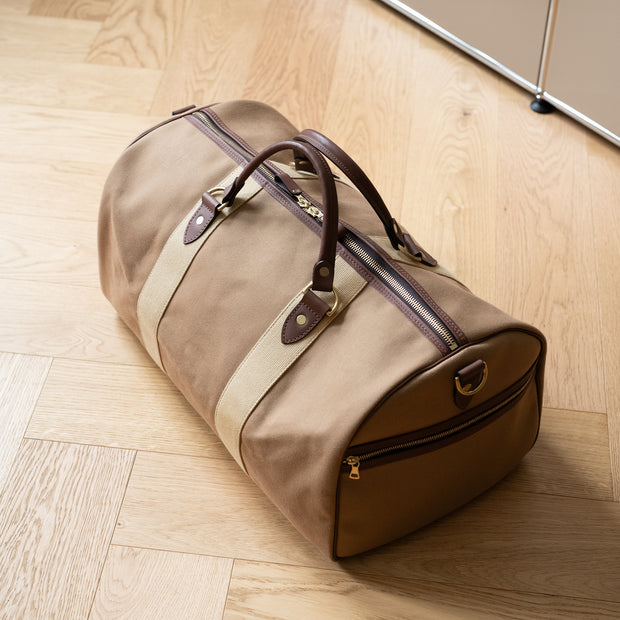 Dalby Duffle Holdall in Cotton Canvas – Khaki