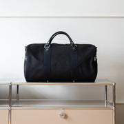 Dalby Duffle Holdall in Cotton Canvas – Black