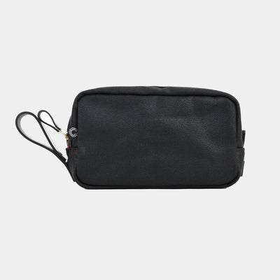 Travel Kit in Vintage Waxed Canvas - Black