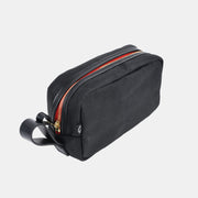 Travel Kit in Vintage Waxed Canvas - Black