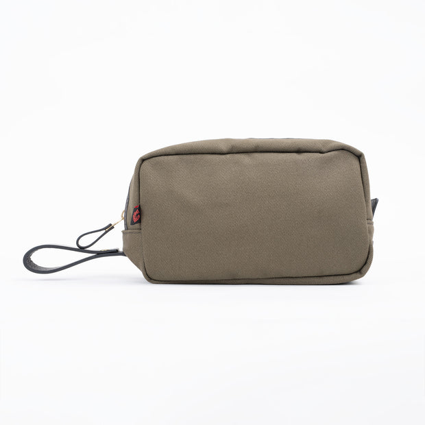 Travel Kit in Olive Cotton Twill