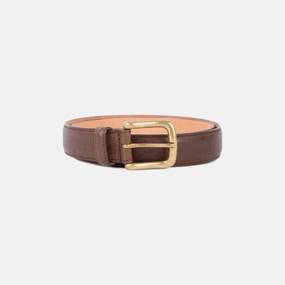 Casual Belt in Calf Leather Size 90 - Brown