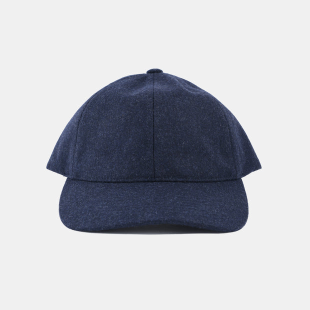 Legacy Soft All-Day Cap in Wool - Dark Navy