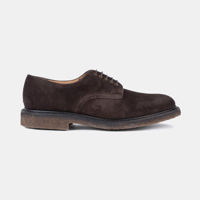 Chichester Derby in Suede - Chocolate