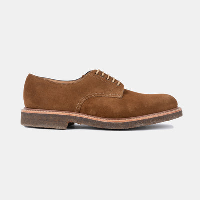 Chichester Derby in Suede - Tobacco
