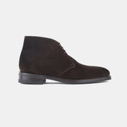 Pimlico Chukka Boot in Suede - Dark Brown
